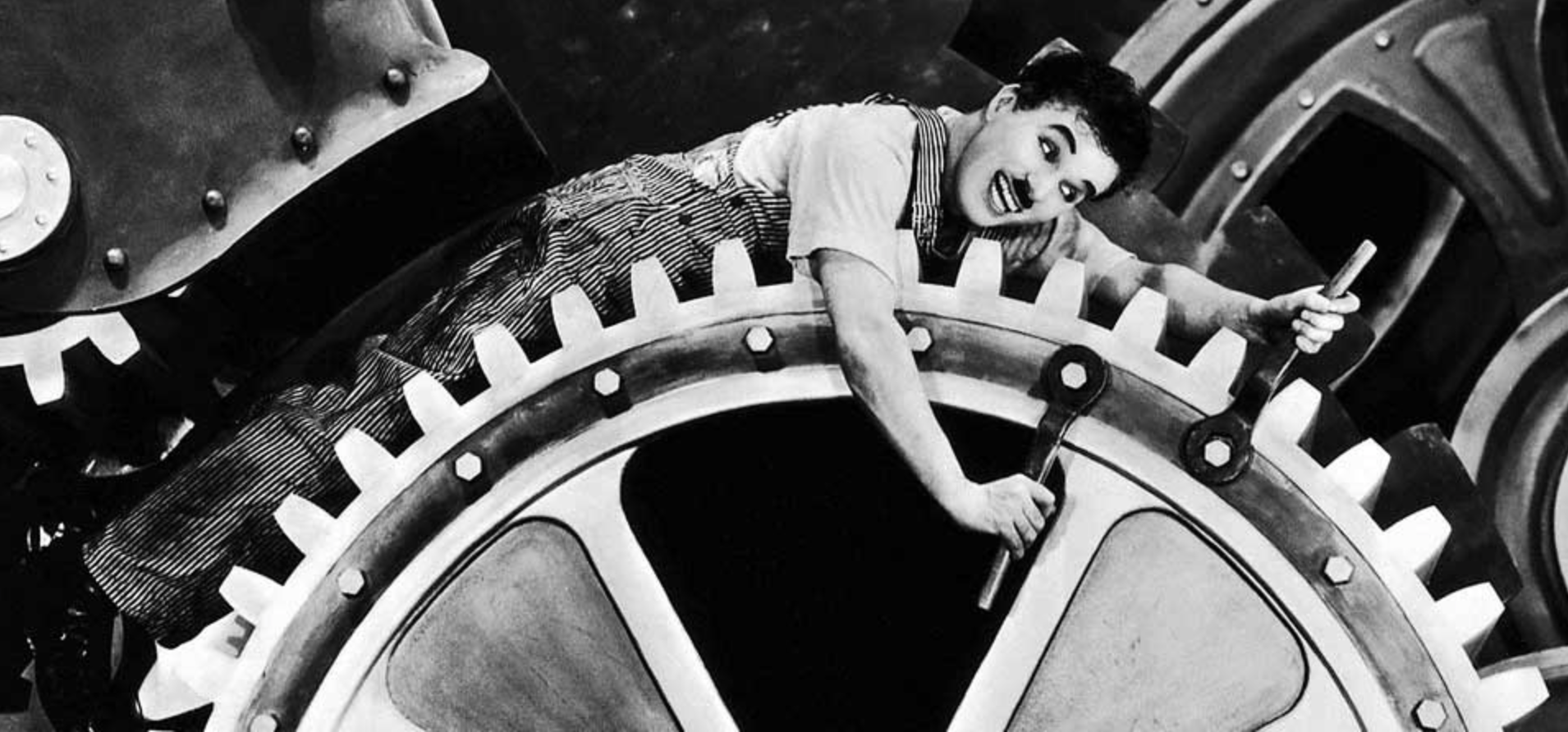 Charlie Chaplin en Modern Times